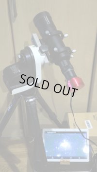 良く見える60mmガイド望遠鏡でお気軽電視観望セット スマホでGOTOもOK ! 1台のみ在庫品