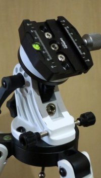 スカイウォッチャーAZ-EQ/GTi微動雲台　アルカスイスクランプ付き　4Wayユニバーサルマウント ポラリエにベストマッチ！