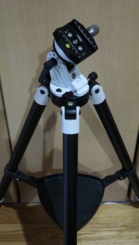 ポラリエにベストマッチ ! AZ-EQ/GTi微動雲台　アルカスイスクランプ付き　4Wayユニバーサルマウント 三脚付きセット